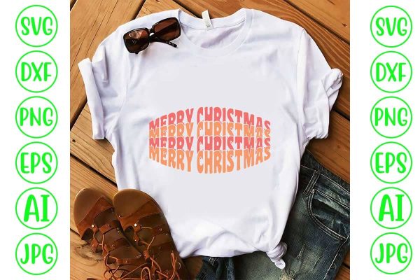 Merry Christmas Retro Svg Cheap
