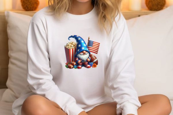 4th of July Gnome Clipart Online Sale - Image 4