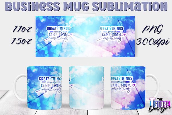 Business Mug Sublimation | 11 oz 15 oz Mug | PNG File Cheap