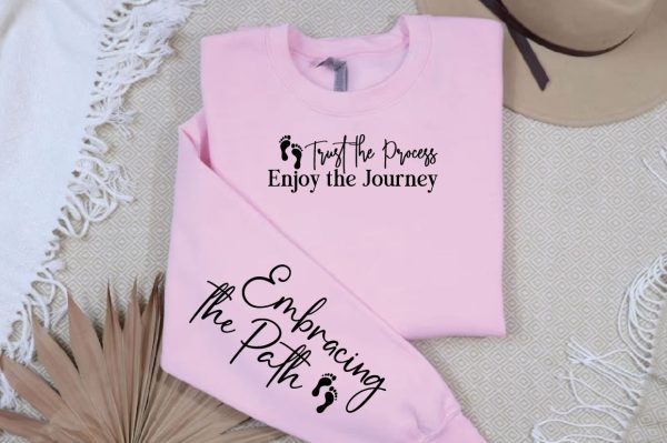 Trust the Process Enjoy the Journey Sleeve SVG Design Discount - Image 2