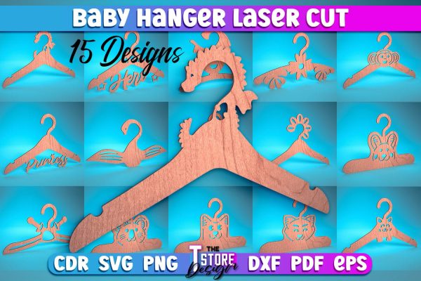 Baby Hanger Laser Cut | Baby Design Laser Cut Design | CNC Files Online now