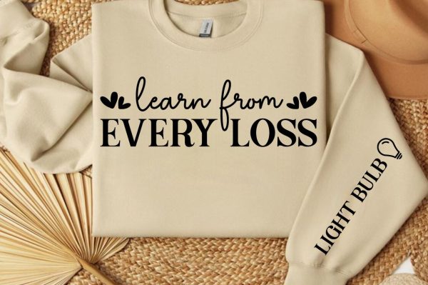 Learn from Every Loss Sleeve SVG Design Online Hot Sale - Image 2