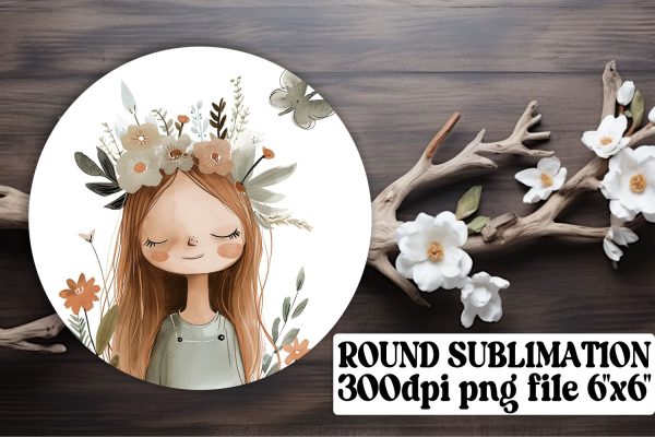 Cute Boho Children Ornaments: Sublime Circle Charms Fashion