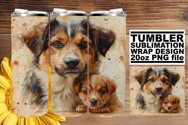 Wildlife Mom & Child Tumbler Wrap: Precious Bond Online now