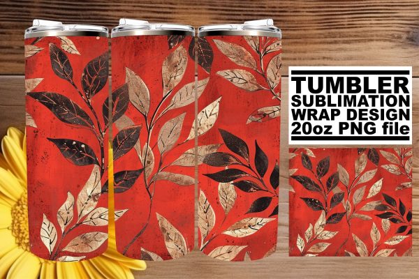 Sparkly Red Glitter Tumbler Wrap Supply