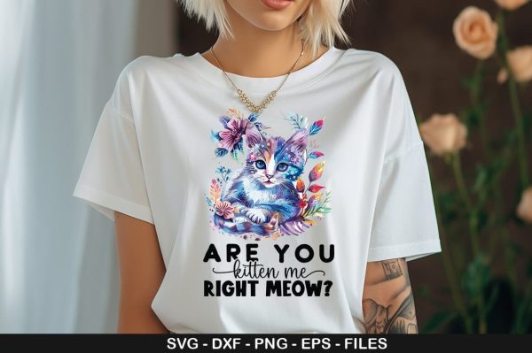 ARE YOU KITTEN ME RIGHT MEOW SVG Online now