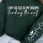 I am the CEO of my dreams leading the way Sleeve SVG Design Online now - Image 3