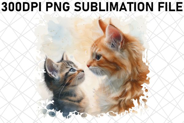 Tender Mother & Baby Animal Sublimation Design Cheap