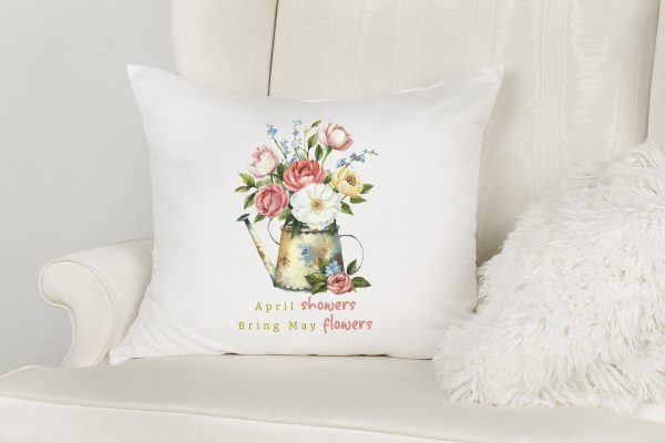 April Showers Bring May Flowers Sublimation For Discount - Image 2