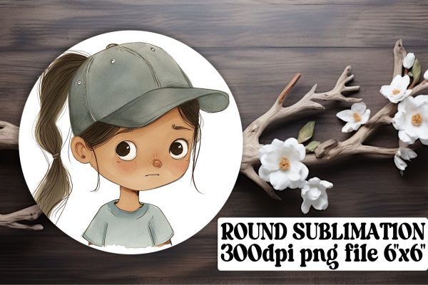 Boho Kids Round Ornaments: Sublimation Delights Galore For Cheap