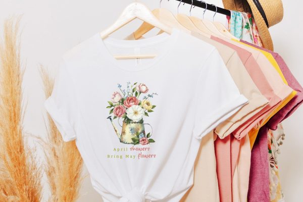April Showers Bring May Flowers Sublimation For Discount - Image 3