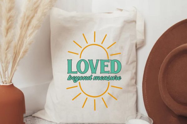 Loved Beyond Measure PNG, Christian Sublimation Design, Religious PNG Discount - Image 4