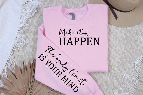 Make it happen Sleeve Svg Design Hot on Sale - Image 2
