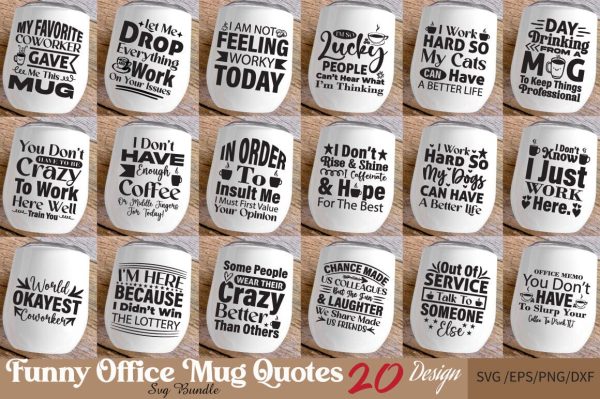 Funny Office Coffee Svg Bundle Online now