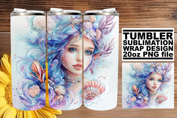Ethereal Underwater Beauty Tumbler Wrap Pack Online