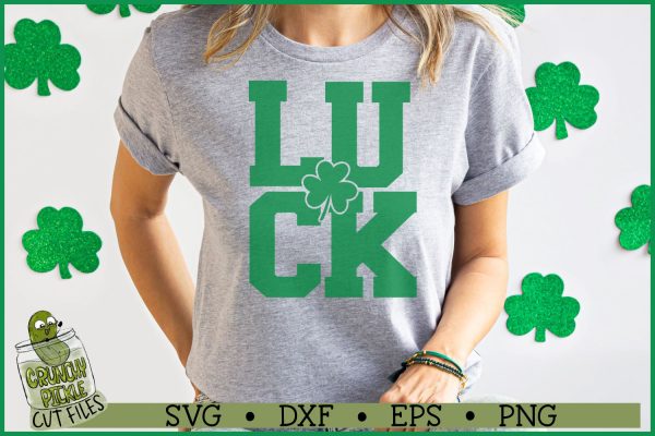 Clover Luck SVG File For Sale