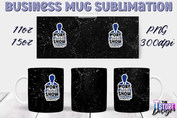 Business Mug Sublimation | 11 oz 15 oz Mug | PNG File Cheap