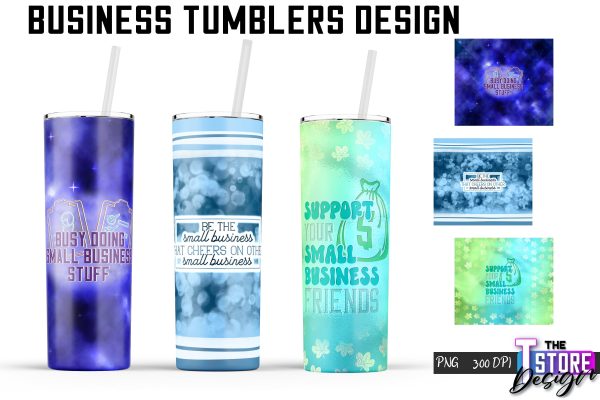 Business Tumbler | Business Design | 20 Oz Tumbler | Tumbler Wrap Hot on Sale