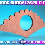Book Buddy Laser Cut | Book Holder Laser Cut Design | CNC Files For Cheap - Image 5