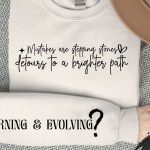 Mistakes are stepping stones detours to a brighter path Sleeve SVG Design Sale