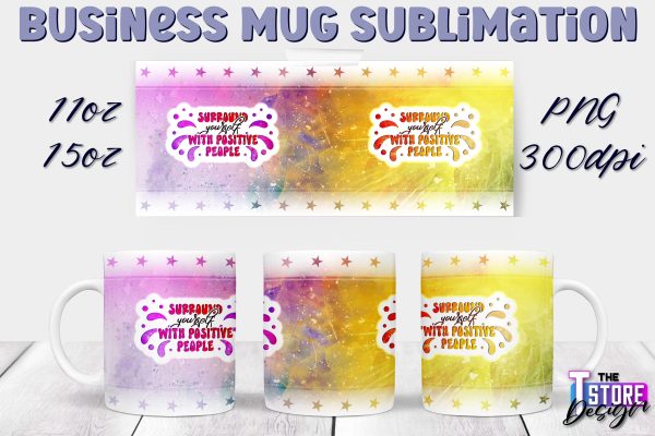 Business Mug Sublimation | 11 oz 15 oz Mug | PNG File Online Hot Sale