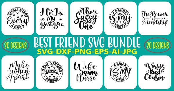 Best Friends SVG Bundle Online now