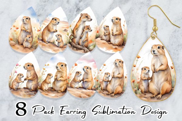 Earring Prairie Dog Mother Day Fashion