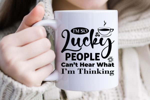 I m So Lucky People Can t Hear What I m Thinking-01 Online Sale - Image 2