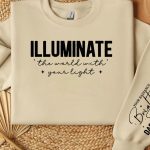 Illuminate the world with your light Sleeve Svg Design Fashion - Image 3