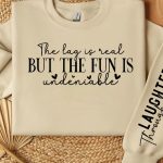 The lag is real but the fun is undeniable Sleeve SVG Design Online Hot Sale - Image 2