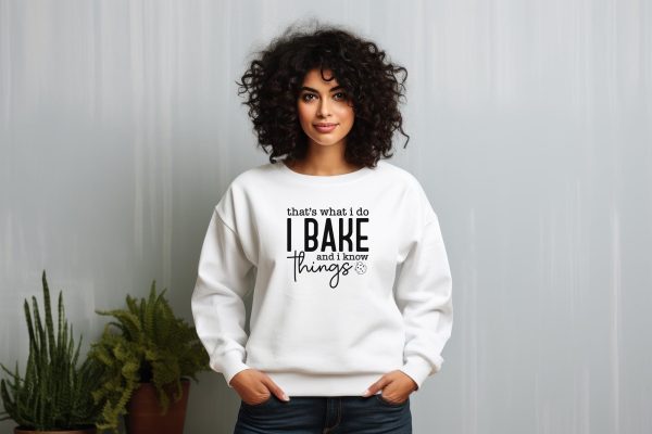 I Bake and I Know Things Baking Svg Png Files, Funny Baking Cooking Svg, Great British Bake Off Svg, Baking Clip Art, Svg Files for Cricut Hot on Sale