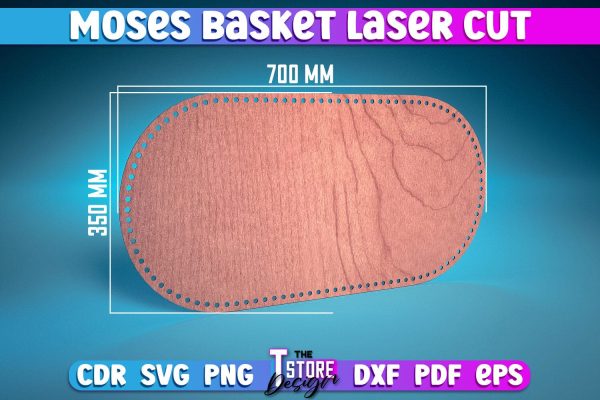Moses Basket Laser Cut | Baby Design Laser Cut Design | CNC Files Cheap - Image 2
