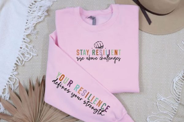 Stay resilient rise above challenges Sleeve SVG Design Sale - Image 2