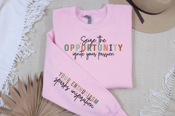Seize the opportunity ignite your passion Sleeve SVG Design Cheap - Image 2