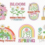 Retro Spring PNG Sublimation Bundle Fashion - Image 3