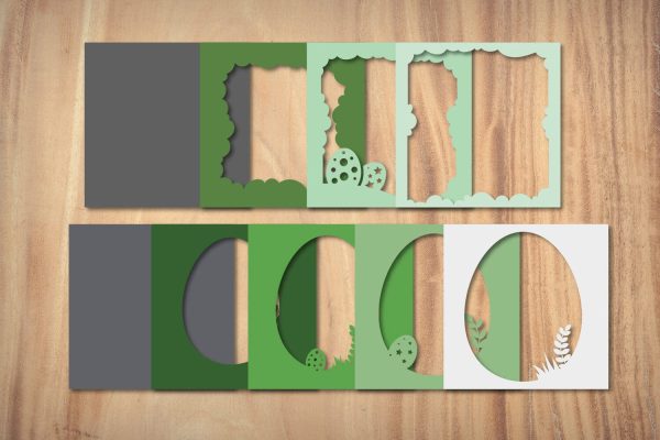 Easter 3D layered photo frame svg, dxf, eps, png Hot on Sale - Image 2