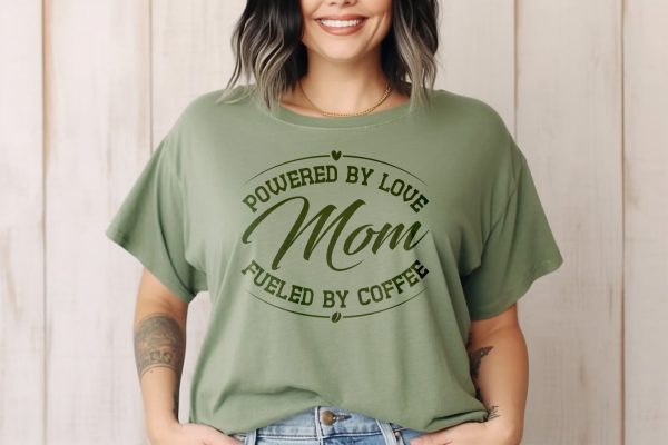 Powered By Love Mom Svg Png Files, Funny Mom Svg, Mom Life svg, Mothers Day Svg, Mom Svg, Mom Mode Svg, Mom Shirt, Boy Mom Svg, Girl Mom Svg on Sale - Image 3