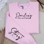 Darling this is just a chapter Sleeve Svg Design Online Sale - Image 2