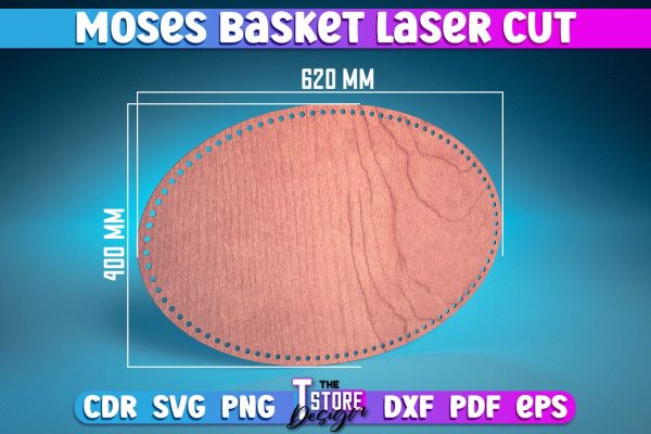Moses Basket Laser Cut | Baby Design Laser Cut Design | CNC Files Cheap - Image 3