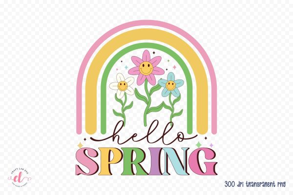 Retro Spring Sublimation - Hello Spring Fashion