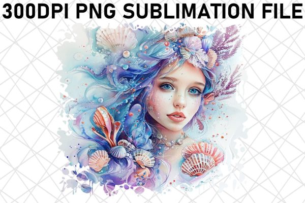 Whimsical Whimsical Mermaid Sublimation Pack Bundle Supply