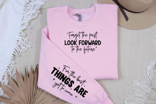 Forget the past look forward to the future Sleeve Svg Design on Sale - Image 2