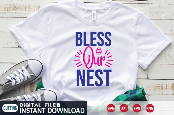 Bless Our Nest svg Hot on Sale - Image 2