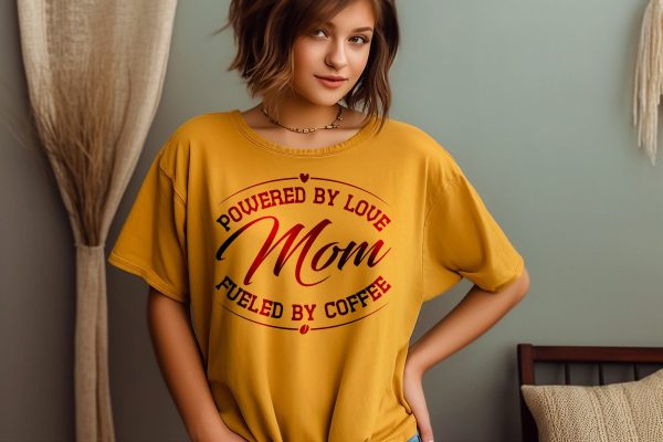 Powered By Love Mom Svg Png Files, Funny Mom Svg, Mom Life svg, Mothers Day Svg, Mom Svg, Mom Mode Svg, Mom Shirt, Boy Mom Svg, Girl Mom Svg on Sale - Image 2