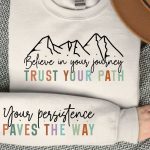 Believe in your journey trust your path Sleeve SVG Design on Sale - Image 3