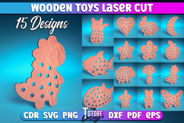 Wooden Toys Laser Cut | Toys Laser Cut Design | CNC Files Online