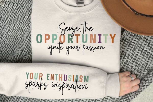 Seize the opportunity ignite your passion Sleeve SVG Design Cheap - Image 3