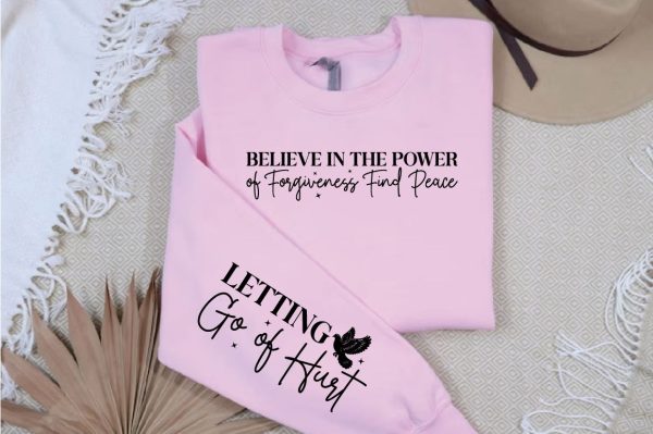 Believe in the Power of Forgiveness Find Peace Sleeve Svg Design Cheap - Image 3