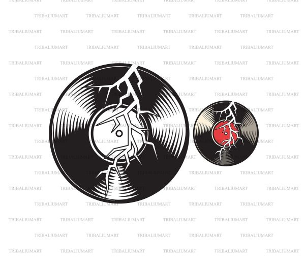 Broken or Cracked Vinyl Record Sale