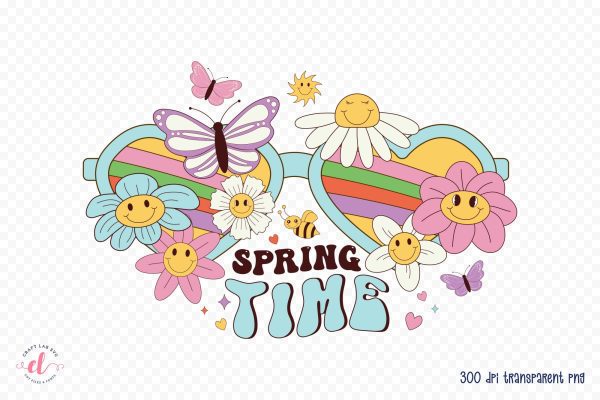 Retro Spring Sublimation | Spring Time Cheap
